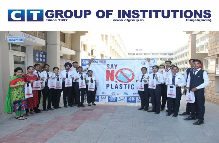 CT Group of Institutions, North Campus took a pledge not to use plastic